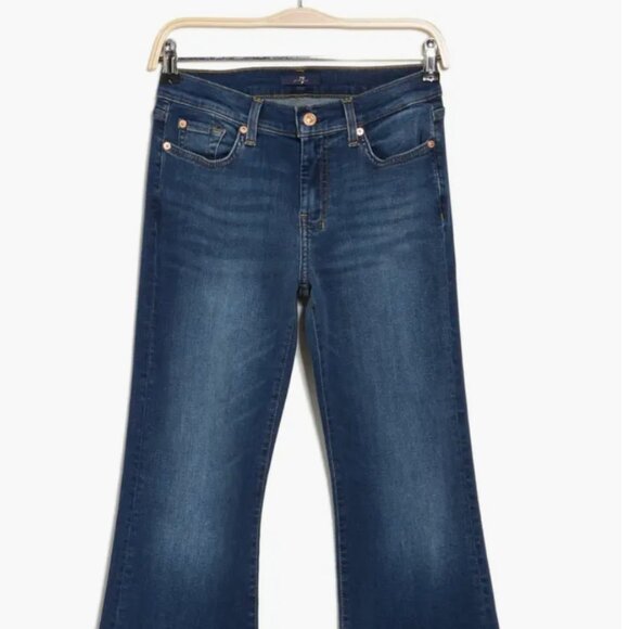 NWT 7 FOR ALL MANKIND Tailorless Dojo Bootcut Jeans In Cambria Size 25 - Picture 3 of 10